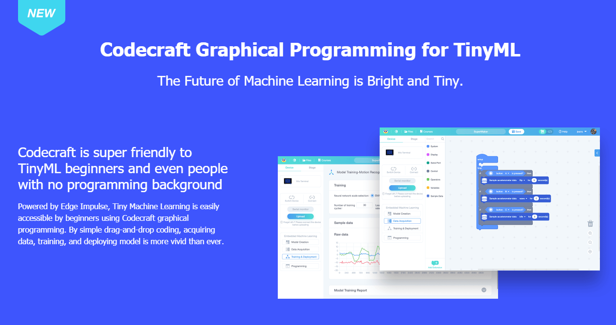 Graphical Programming for TinyML, the easiest way to start with