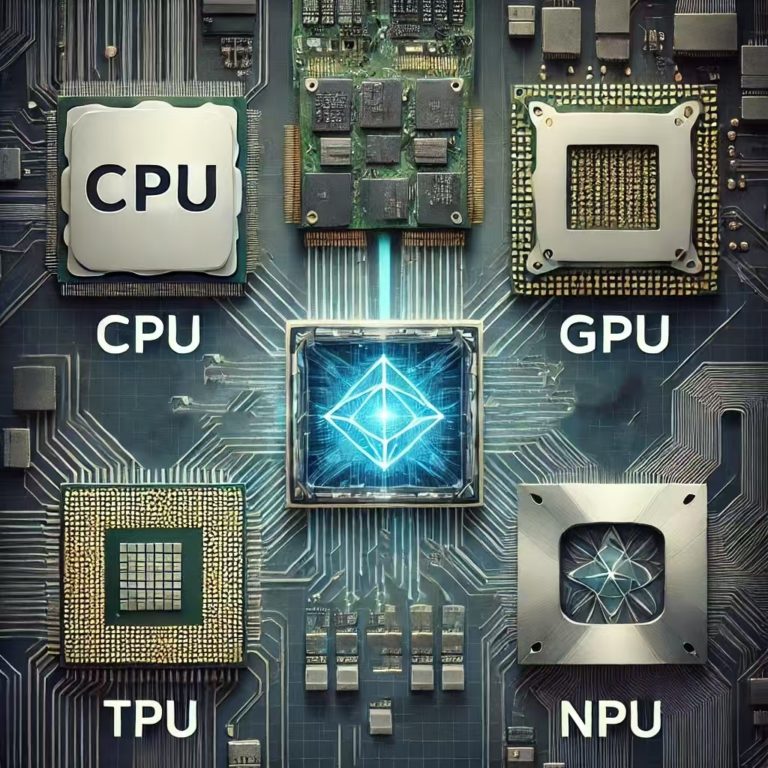 CPU vs GPU vs TPU vs NPU